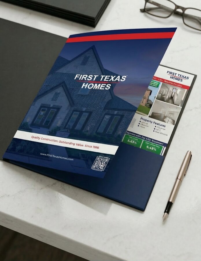 First Texas Homes builder sales kit
